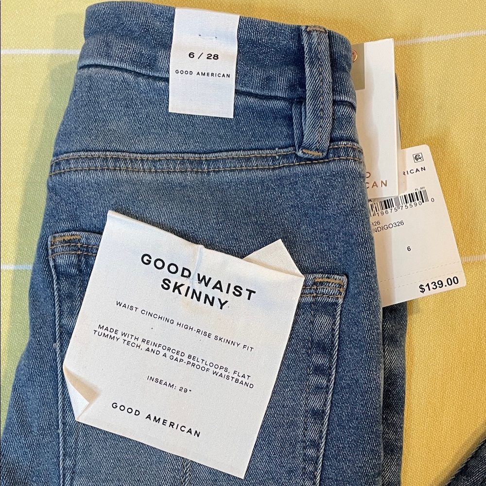 Good American Women Jeans Skinny Blue - Picture 3 of 6